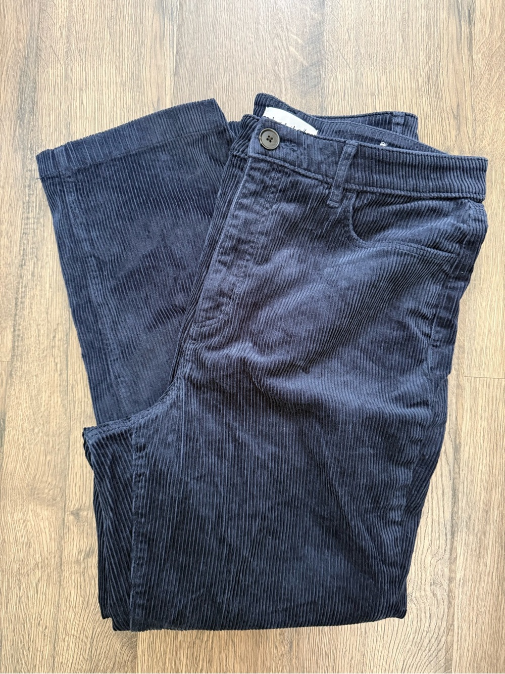 Loft Women’s Dark Blue Straight Leg Corduroy Pants Size 12